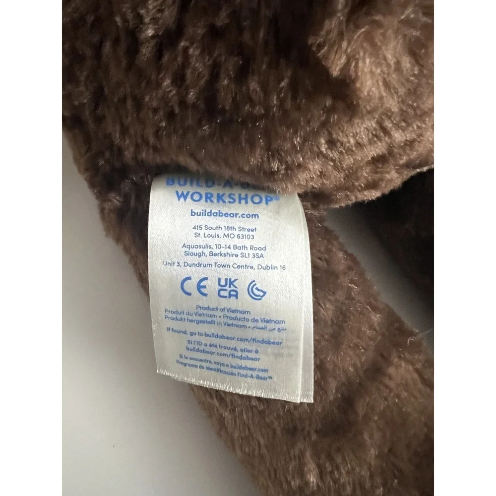 Build-A-Bear BAB Brown Eyes Monkey‎ Plush - Fuzzy Brown - 18